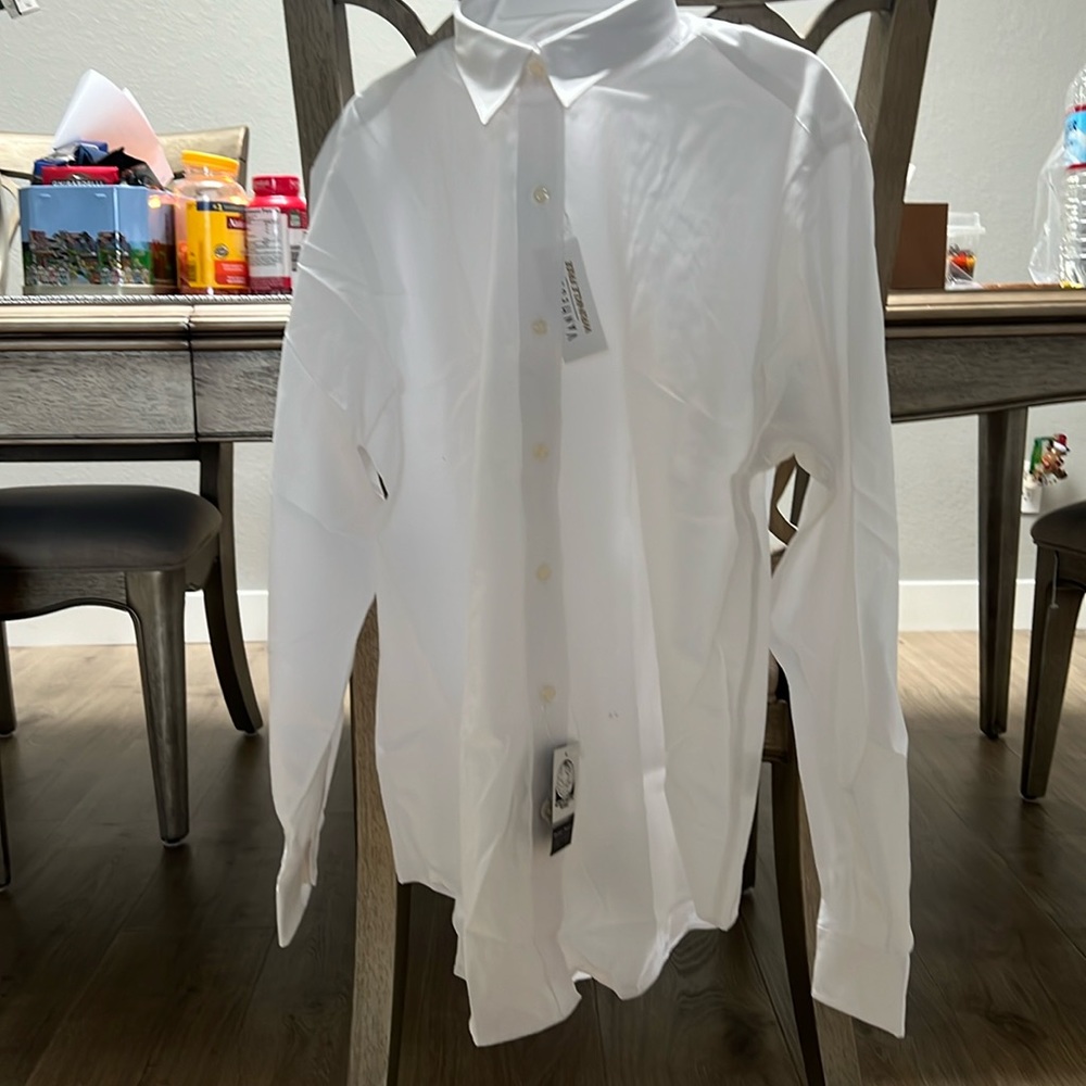 Van Heusen Wrinkle Free, Large, Mens, Button Down, Formal, Size 12-14